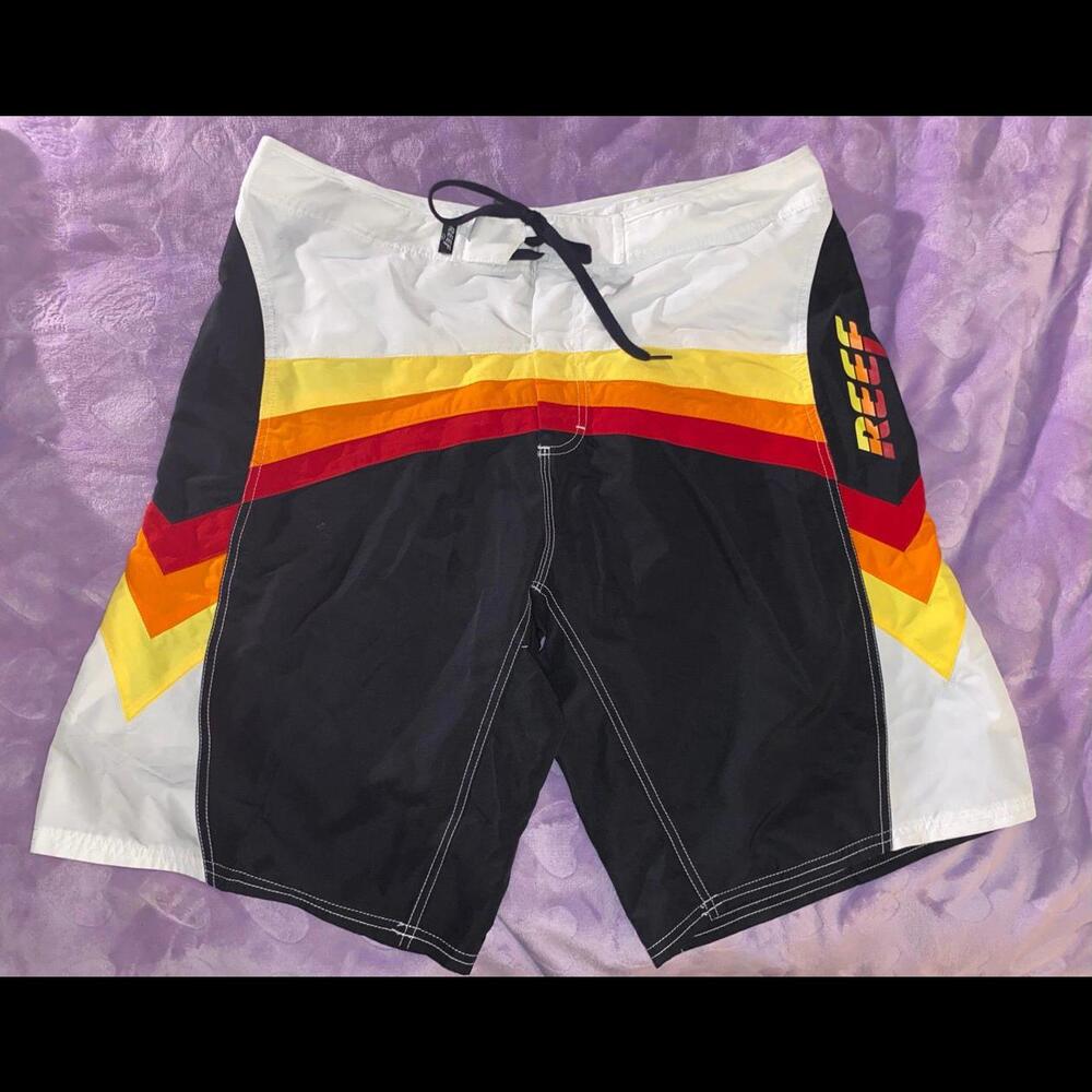 Reef swim trunks shorts retro 38
